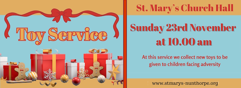 Toy Service at St Mary's Church, Nunthorpe