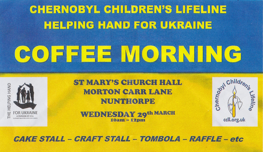 Coffee Morning 29th March 2023